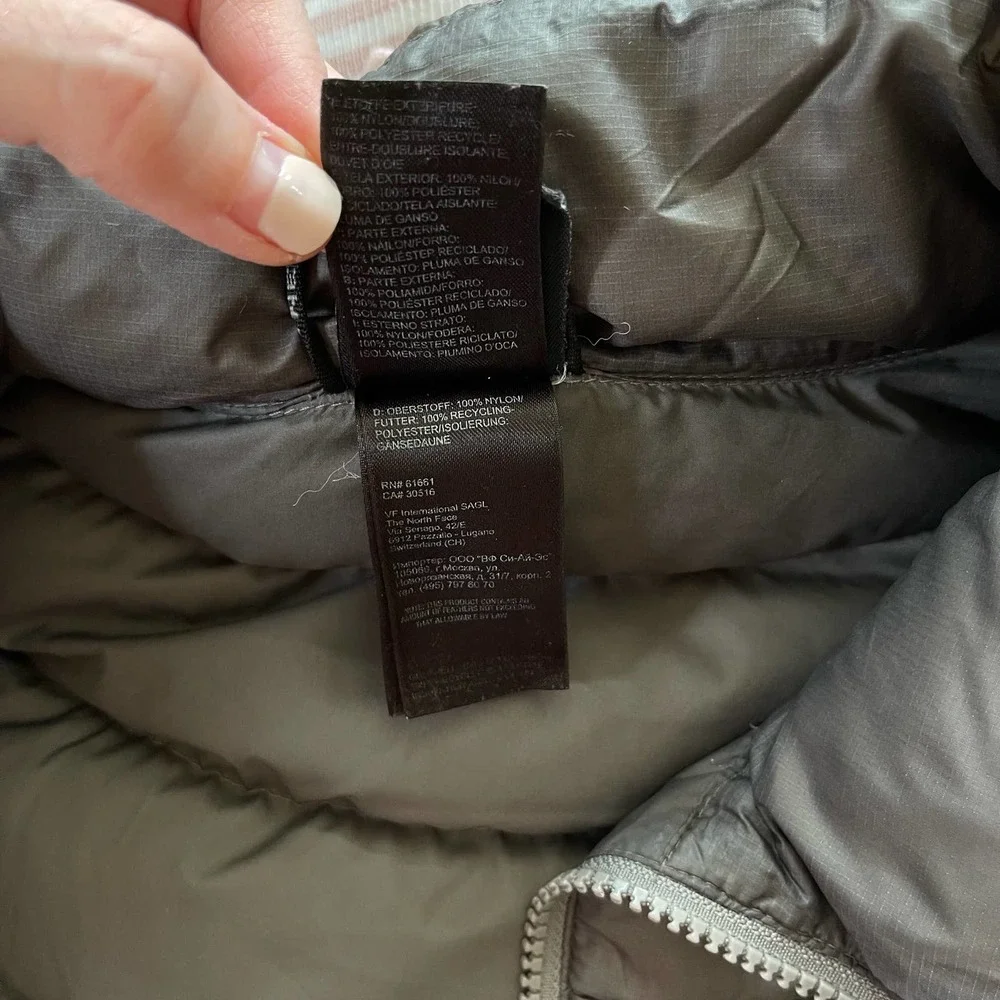 The North Face Puffer Coat Grey Size XL 700 Fill Parka Warm Comfortable Classic - Picture 16 of 16